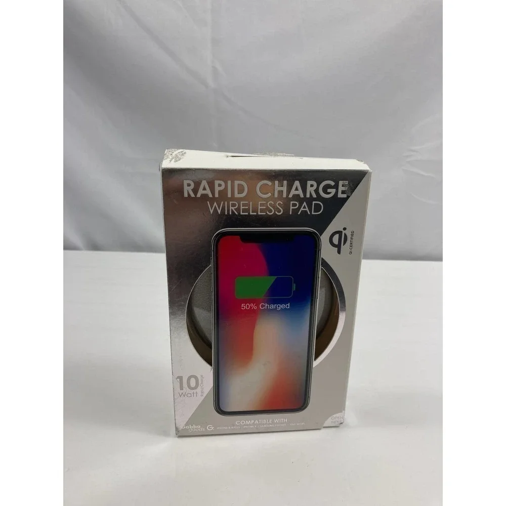 4/$25 NWT Gabba Goods Rapid Charge Wireless Pad